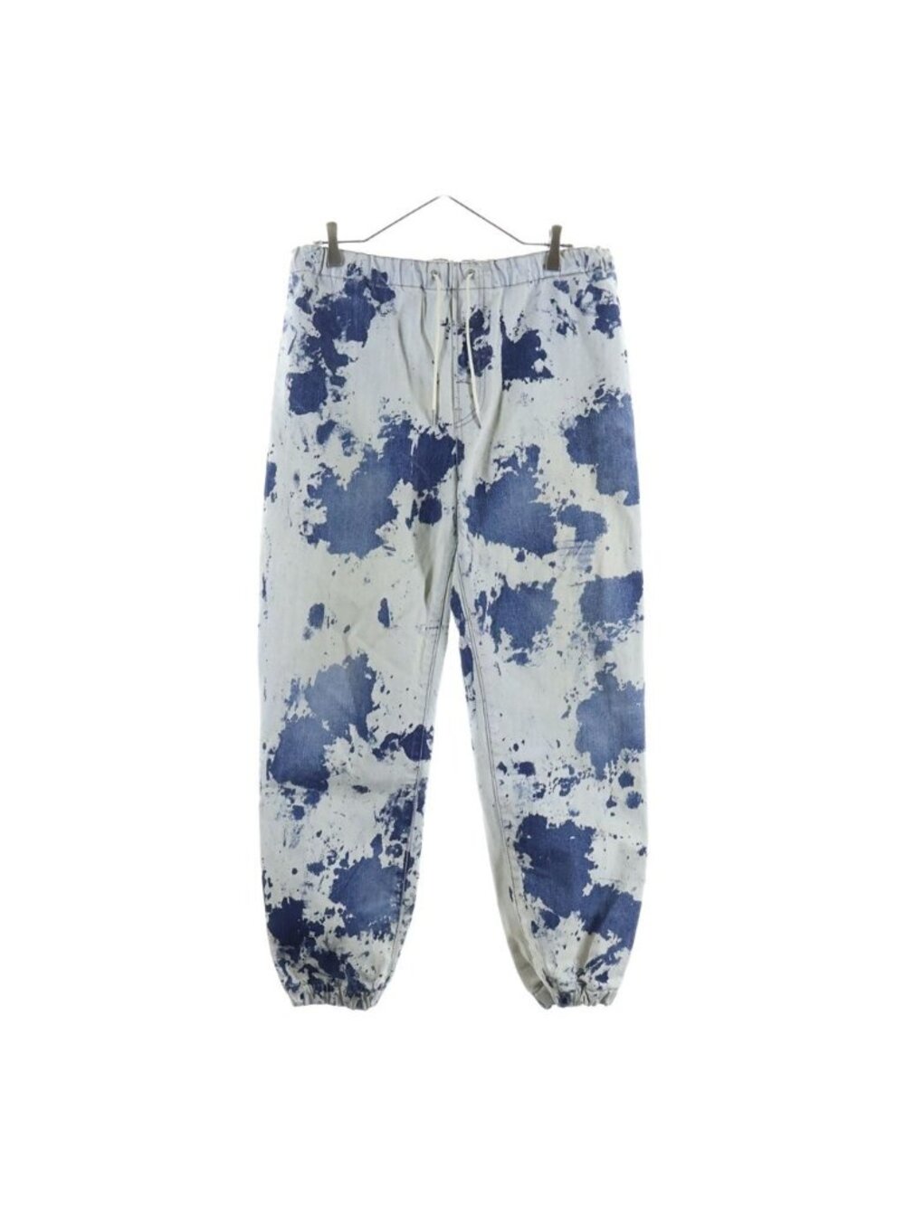 Celine Bleach Jogger Denim Pants Bleach White Indigo